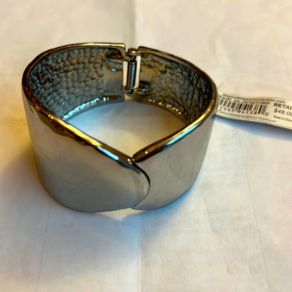 Jessica Simpson Silver Cuff Bracelet
